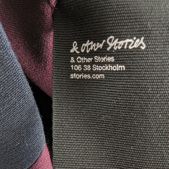 & Other Stories colourblock mini dress - Picture 8 of 8